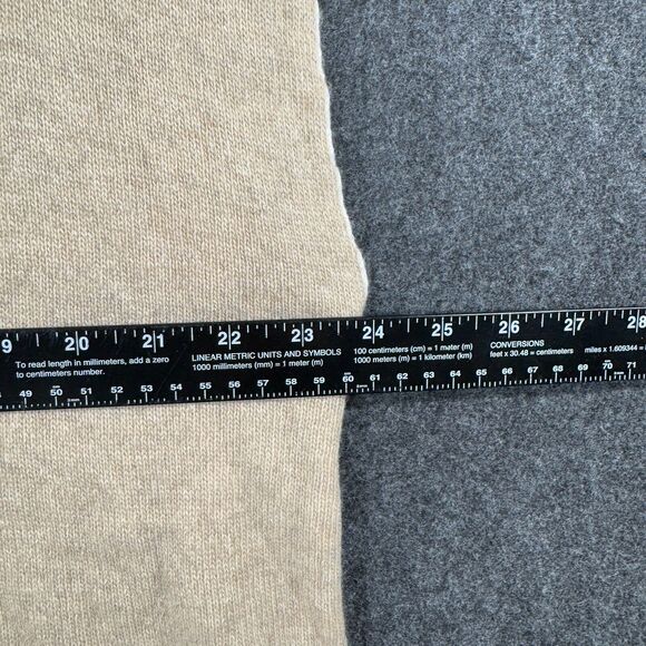 Note Di Anita Cardigan Women's One Size Beige Vest Sweater Wool Cashmere Blend - Picture 6 of 8